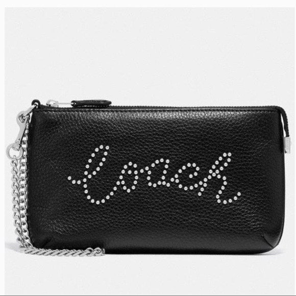 💯Coach Large Signature Studded Wristlet🌟 - Picture 2 of 4